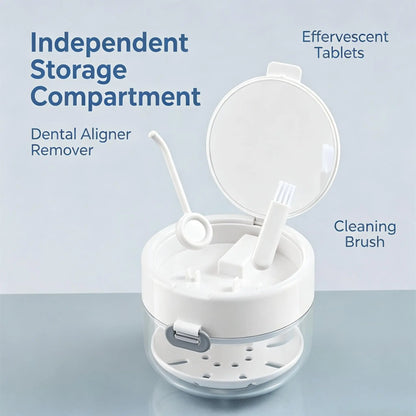 🦷✨ RETAINER CLEANER CASE BOX