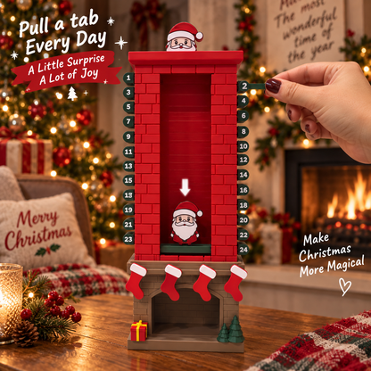 🎅 Santa’s Chimney Countdown Advent Calendar | 24 Days of Christmas Magic