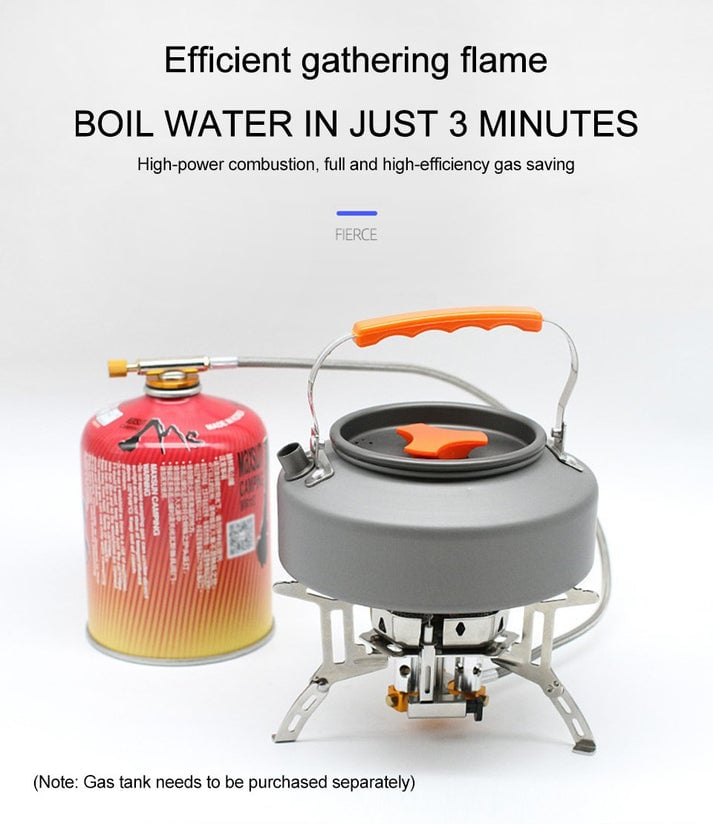📢BUY 2 GET FREE SHIPPING ⏰Camping Gas Burner – 5800W, Piezo Ignition, Windproof 🔥