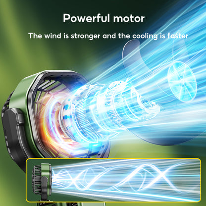 Solar Camping Fan 20000mAh Portable Air Conditioner Electric Cooling Desktop Rechargeable Fan Retractable Outdoor Spray Mist Fan