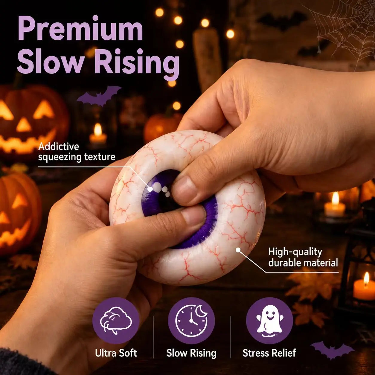 👻HALLOWEEN SALE: SCARY GHOST MARUKO SQUEEZE TOY SET — FUN &amp; SPOOKY STRESS RELIEF!🎃