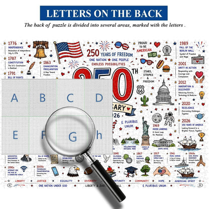 🧩 Patriotic America Jigsaw Puzzle 1000 Pieces 🎁