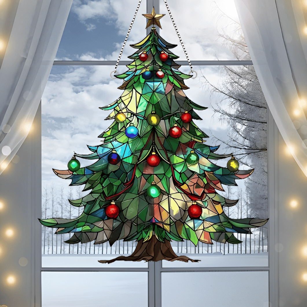 🔥Christmas Sale🎁🎄🌈Christmas Tree Sun Catcher