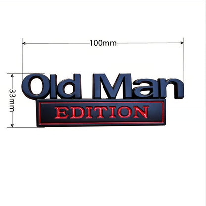 🔥2026 Summer Sale - 🚗 Old Man/Lady Edition Car Emblem