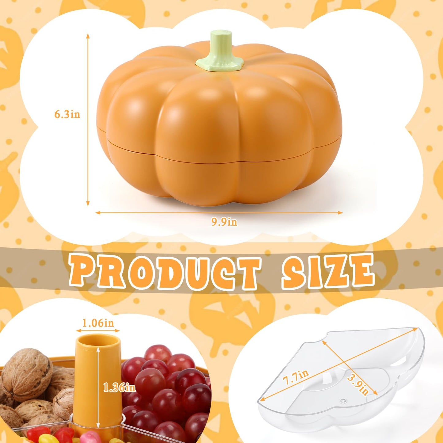 🎃Big Pumpkin Snack Holder with Lid