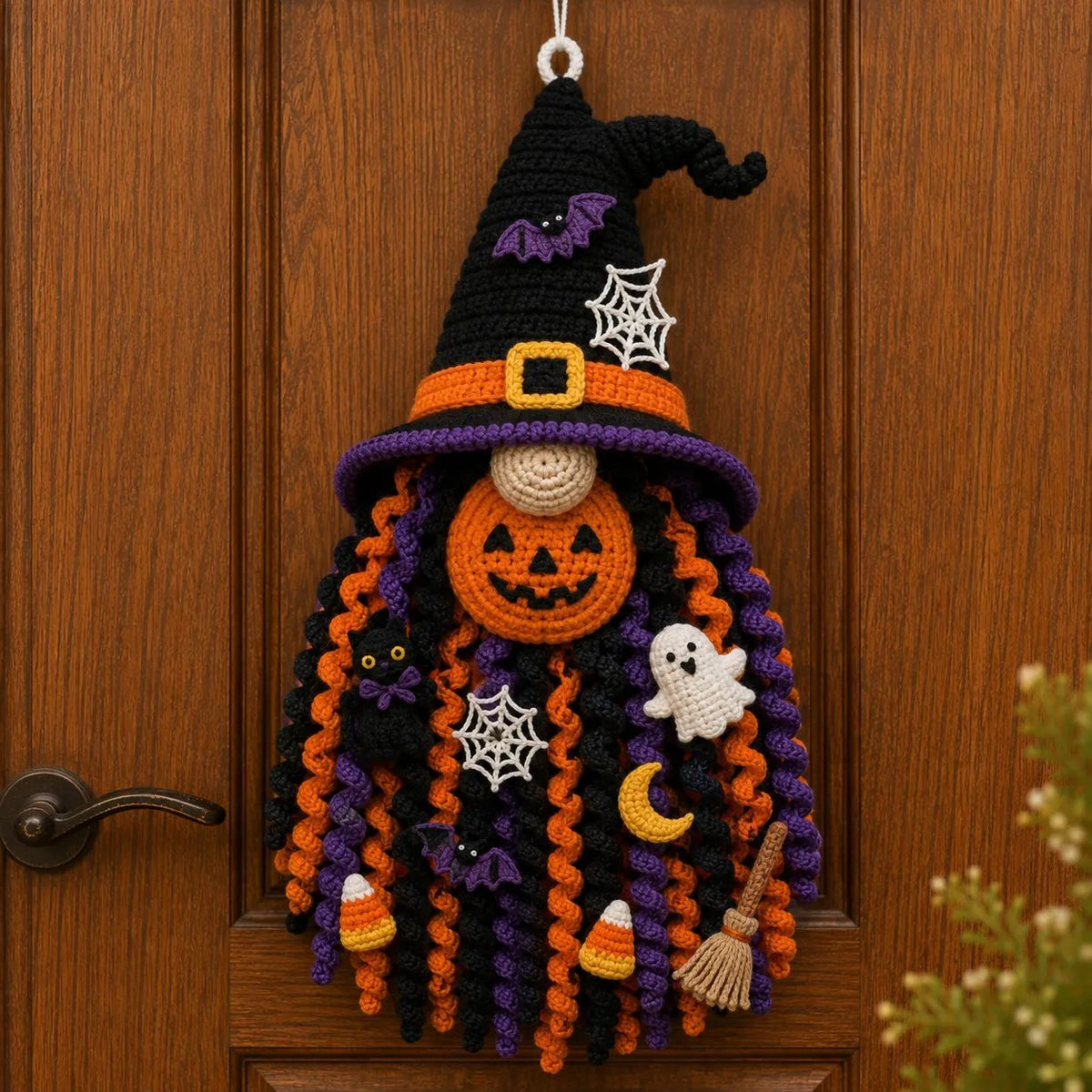 🎃Halloween Early Bird Special Sale 🧶 DIY Seasonal 3D Crochet Door Hanger Kit Collection | ⏳Coordinated Yarn, Filling, Accessories & Step-by-Step Instructions Included 💕