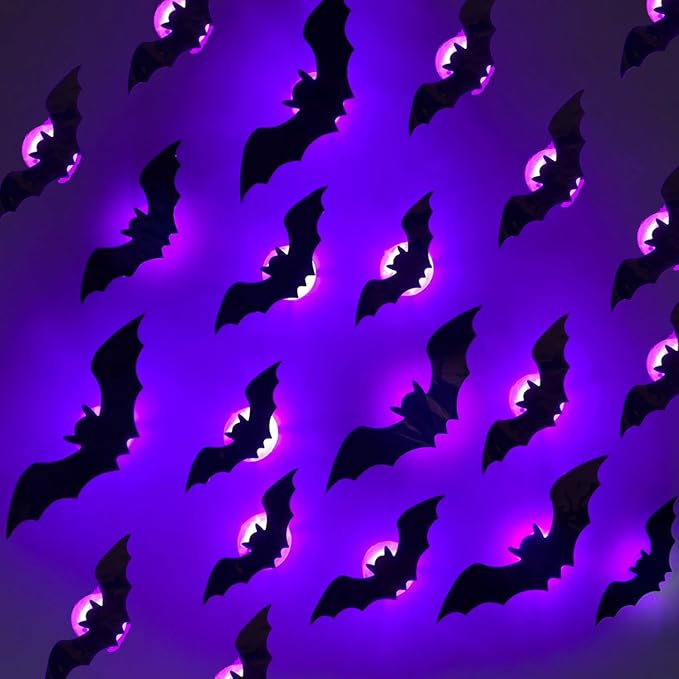 Halloween 3D Lighted LED Flashing Bats 🦇 | Buy 2 Get 1 FREE Limited Time Offer