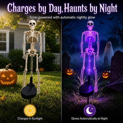 🎃 Halloween Early Bird Sale 🔥💀 Solar Skeleton Yard Stake