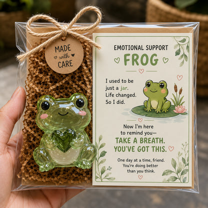 🎁Buy 3, Get 1 Free 💛 Emotional Support Glass Animal Gift – A Little Reminder You Matter.