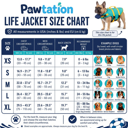 🐾Dog Life Jacket With Chin Support 🐾