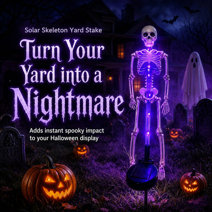🎃 Halloween Early Bird Sale 🔥💀 Solar Skeleton Yard Stake