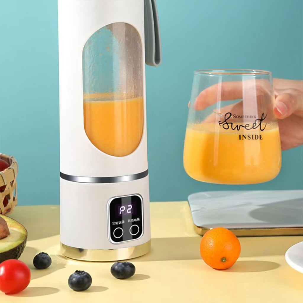 Digital Display Juicer Machine Portable Blenders Appliance Bottle Kitchen Electric Juicer Appliances