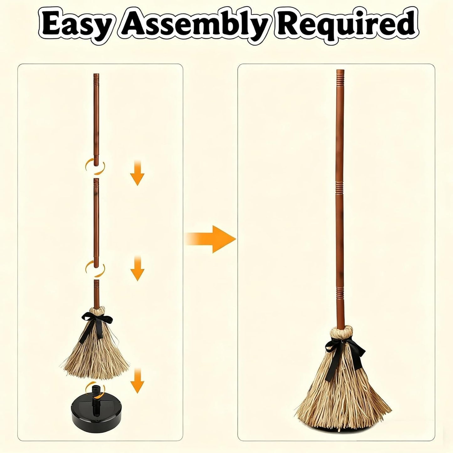 🧹HALLOWEEN FINAL CLEARANCE: THE GHOSTLY ANIMATED BROOM — FLOATS, SWAYS &amp; LAUGHS!🧹