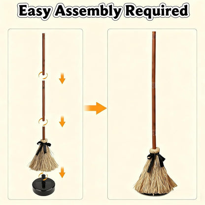 🧹HALLOWEEN FINAL CLEARANCE: THE GHOSTLY ANIMATED BROOM — FLOATS, SWAYS &amp; LAUGHS!🧹