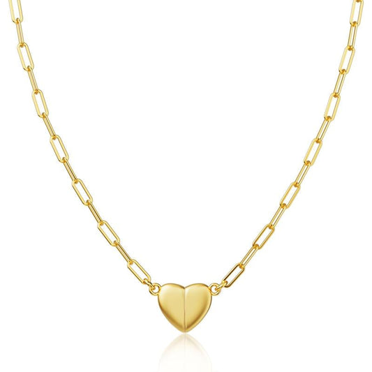 🔥🌹✨Stainless steel Heart Shape Pendant Magnetic Necklace