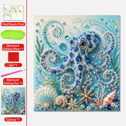 🌊✨💯Ocean Theme Pearl Art DIY Kit – Relaxing DIY Craft to Create Stunning Coastal Artwork