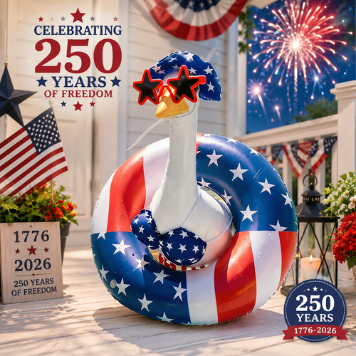 🦢America's Favorite Porch Goose Outfit – Complete 4th of July Beach Party Look🇺🇸