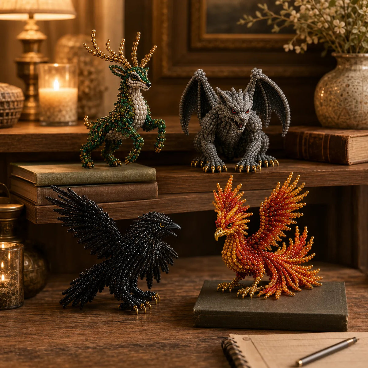 3D Beaded Animal & Fantasy DIY Collection