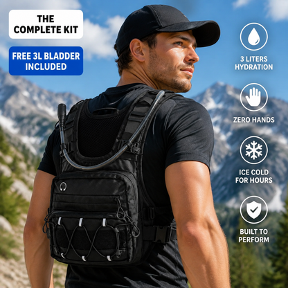 Valors™ HydroTrail Hydration Backpack – Stay Hydrated For Cycling, Hiking & Outdoor Adventures
