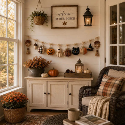 Cozy Fall Fabric Garland