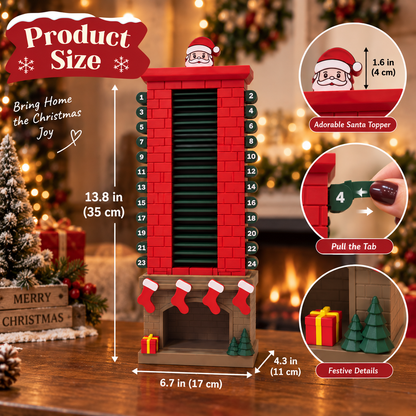 🎅 Santa’s Chimney Countdown Advent Calendar | 24 Days of Christmas Magic