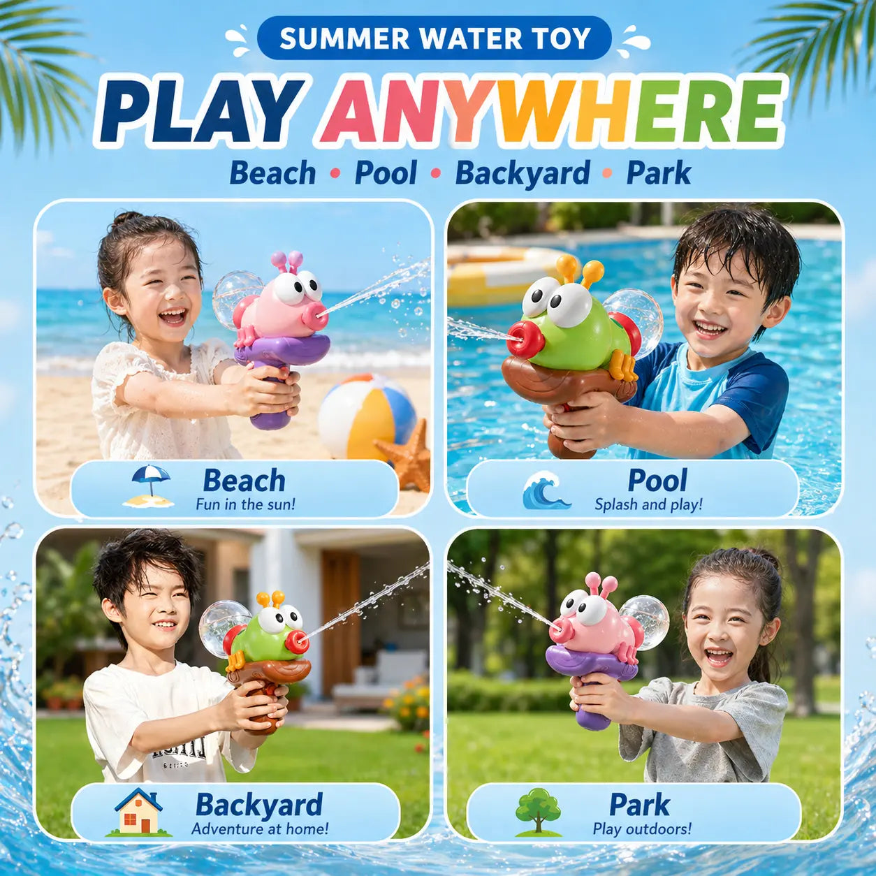 ☀️ SUMMER HOLIDAY FLASH SALE | Kids Cute Electric Animal Water Blaster