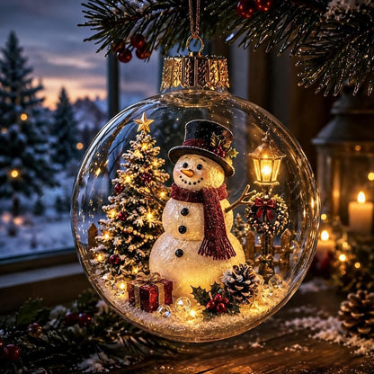 🔥HOT SALE - 🎄Glowing Christmas Diorama Ornament✨
