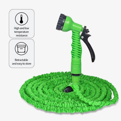 🏡Flexible Garden Water Hose w Spray Nozzle, Expanding Expandable Hose for Easy Outdoor Watering
