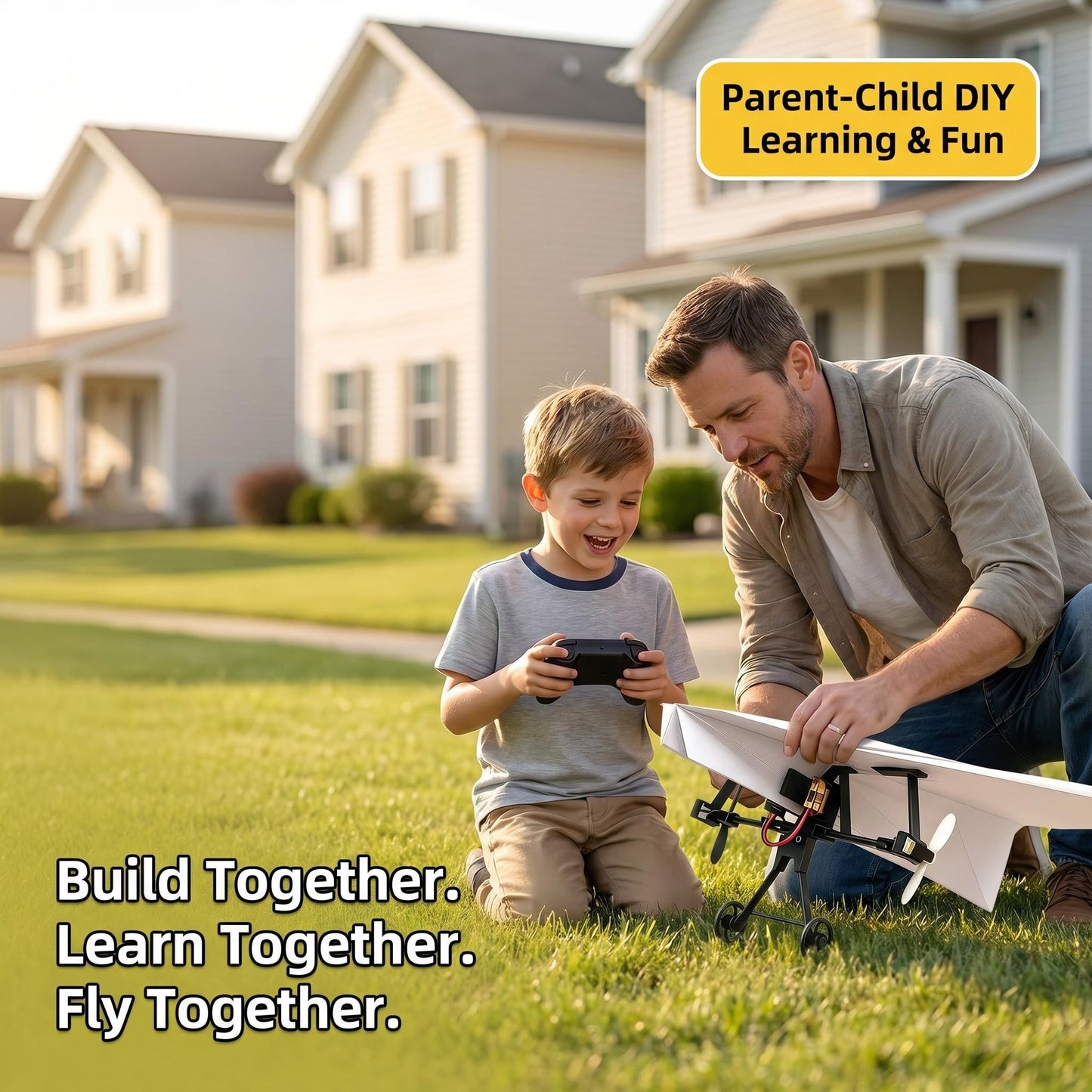 🛩️Parent-Child DIY RC Paper Plane Kit – Build, Learn & Fly Together