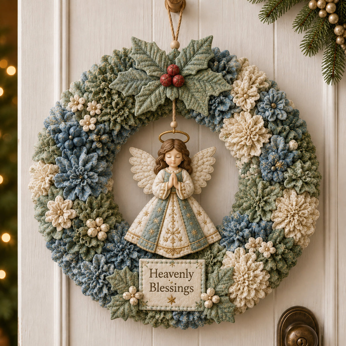 🔥 3D Fabric Poke Wreath DIY Kit