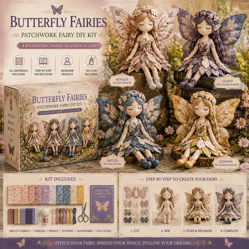 🔥Buy 2 Free Shipping - 🧵Fairy Patchwork DIY Collection