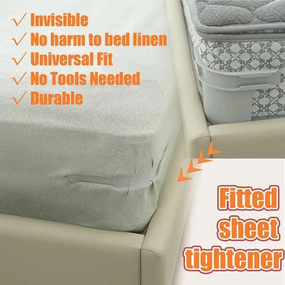 🛌4-Pack Heavy Duty Bed Sheet Clips
