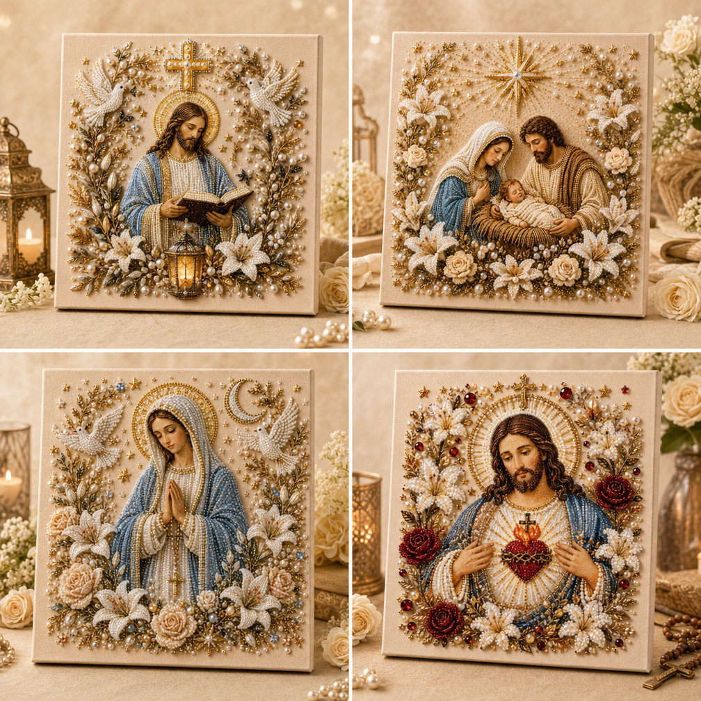 🙏Christian DIY Pearl Diamond Painting Art Kit