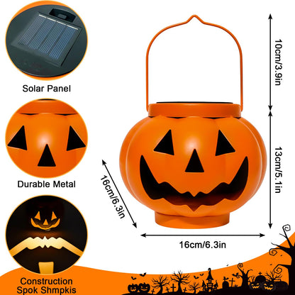 🎃 Light Up Your Halloween with Charming Solar Jack-O'-Lanterns!