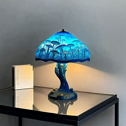 🍄 Tiffany-Style Mushroom Lamp