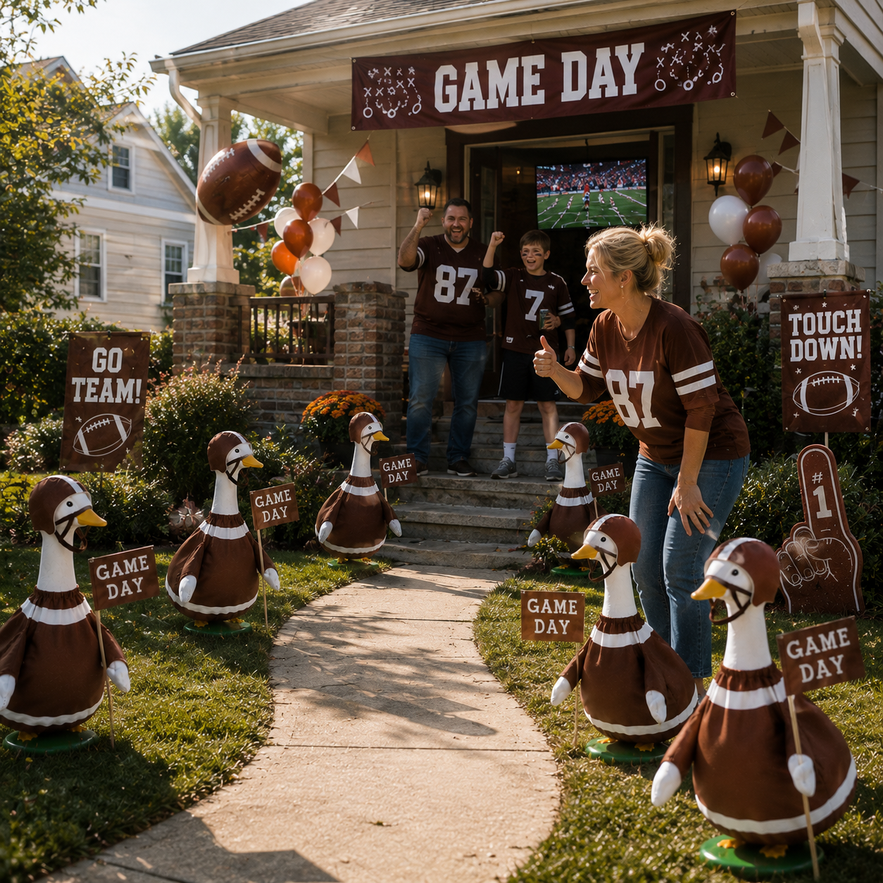 🏈 Game Day Goose Crew™ | Dress The Porch For Football Season