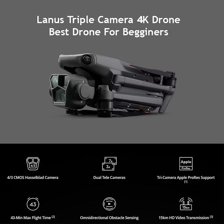 🚁 4K HD Camera Drone – Perfect for Travel, Photography & Gifting 📦 Foldable · Easy to Fly · Long Battery Life[✨ Limited Time Offer: 50% OFF – Perfect Gift for Tech Lovers! 🎁]