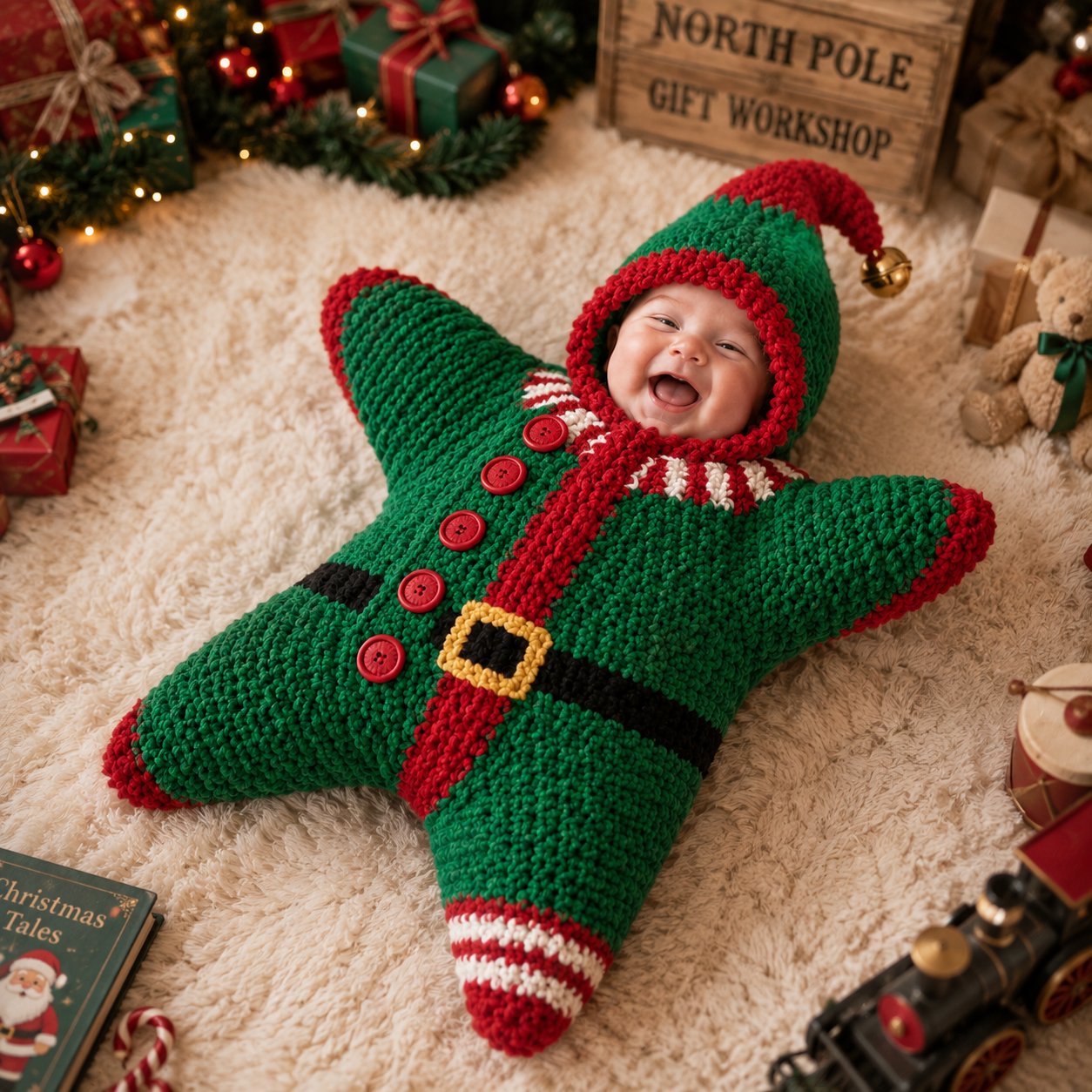 🎄 Christmas Elf Star Suit