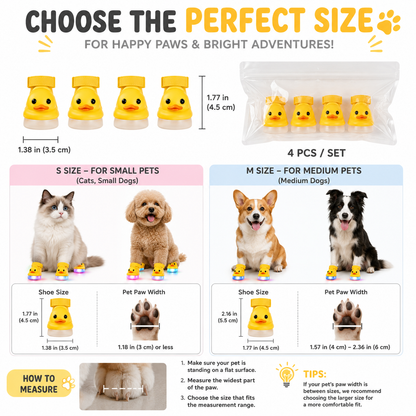 🐥 DuckGlow™ LED Pet Shoes – Make Every Step Fun & Adorable😻