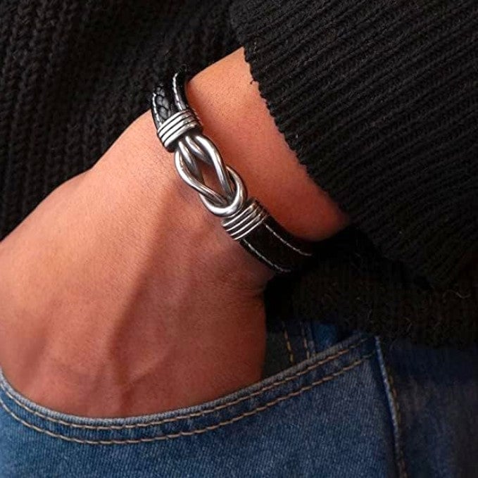 To My Son - Son's Infinity Bracelet Gift Set
