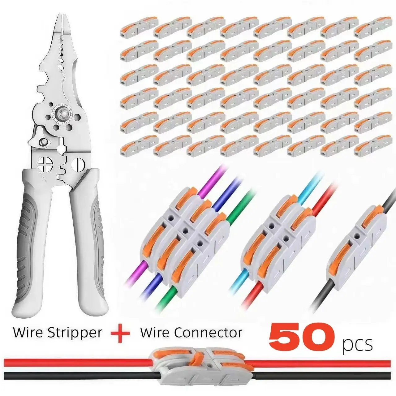 1 × Stripper + 50 ×Connectors