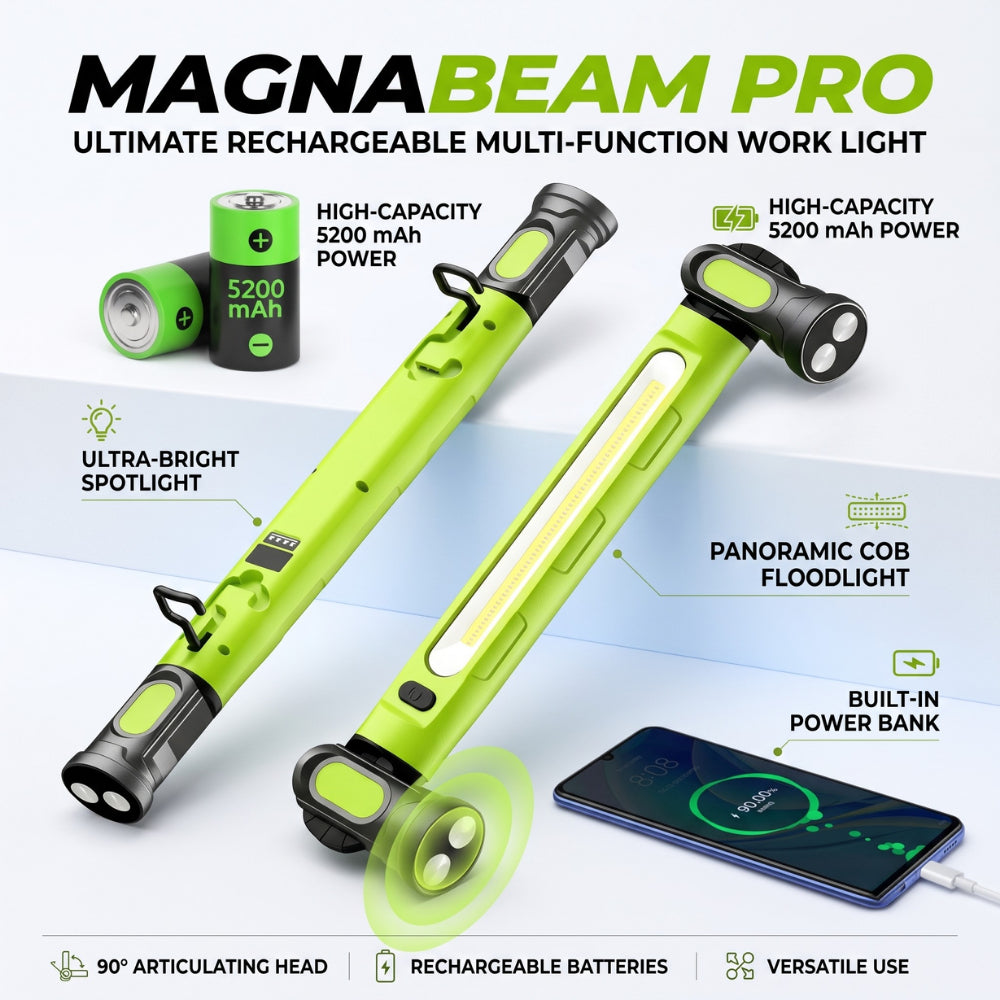 Multifunctional magnetic work light