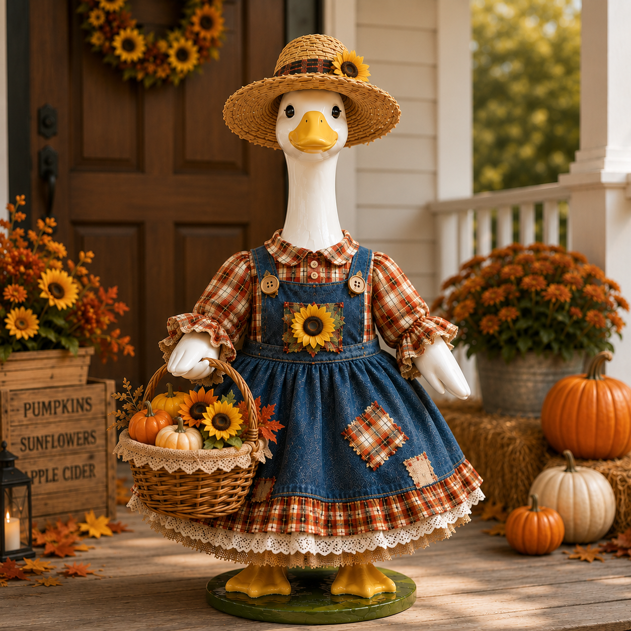 🌻New 23" Sunflower Harvest Goose Outfit™