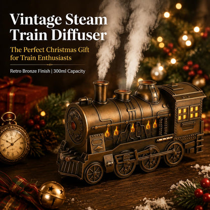 🔥Hot Sale 🚂 Christmas Train Diffuser with Vintage Steam Design