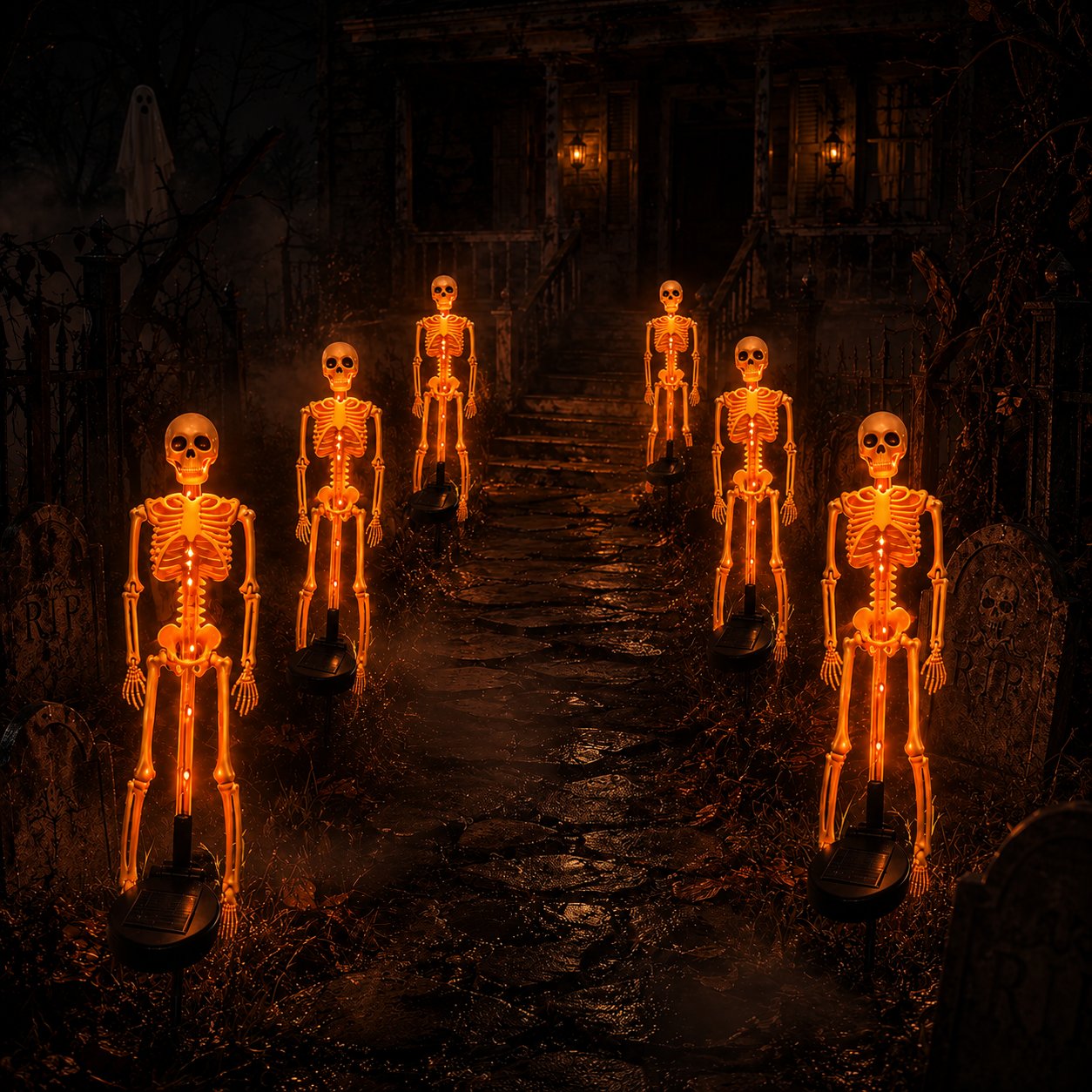 🎃 Halloween Early Bird Sale 🔥💀 Solar Skeleton Yard Stake