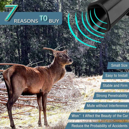 🔥 Ultrasonic Deer Warning Whistle Repeller for Car