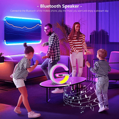 4-in-1 Smart Bedside Station – Light, Charge & Play Music