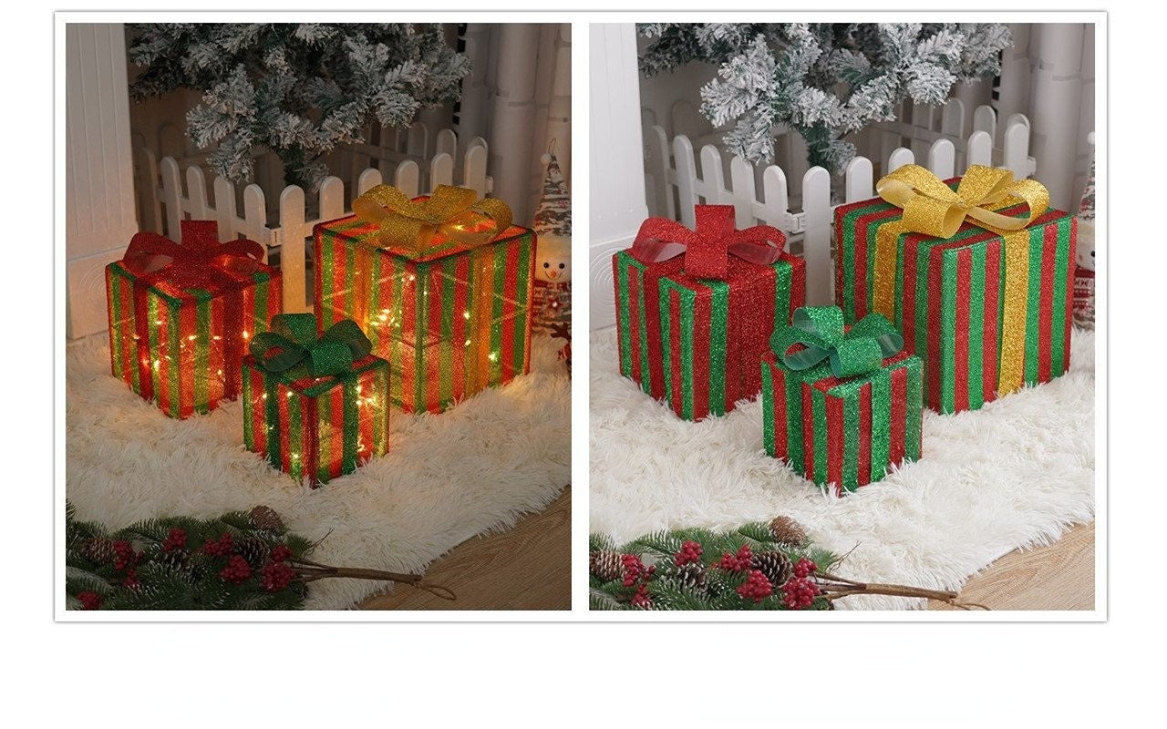 Red and green stripes