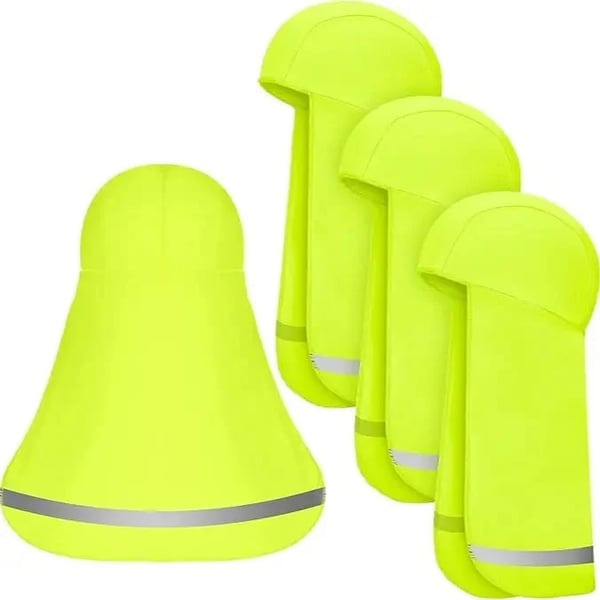 ☀️4 Pieces Hard Hat Sun Shade with Neck Flap – Cooling Skull Cap for Outdoor Work, Fishing & Hiking
