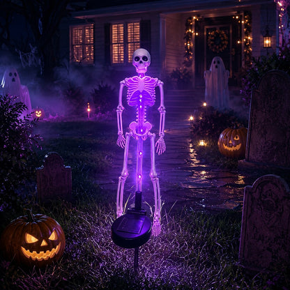 🎃 Halloween Early Bird Sale 🔥💀 Solar Skeleton Yard Stake